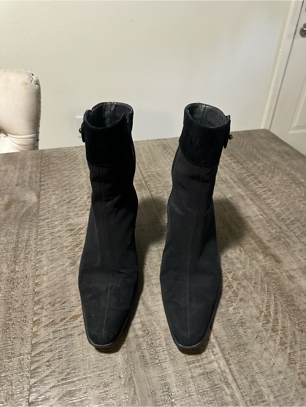 Stuart Weitzman Black Ankle Booties